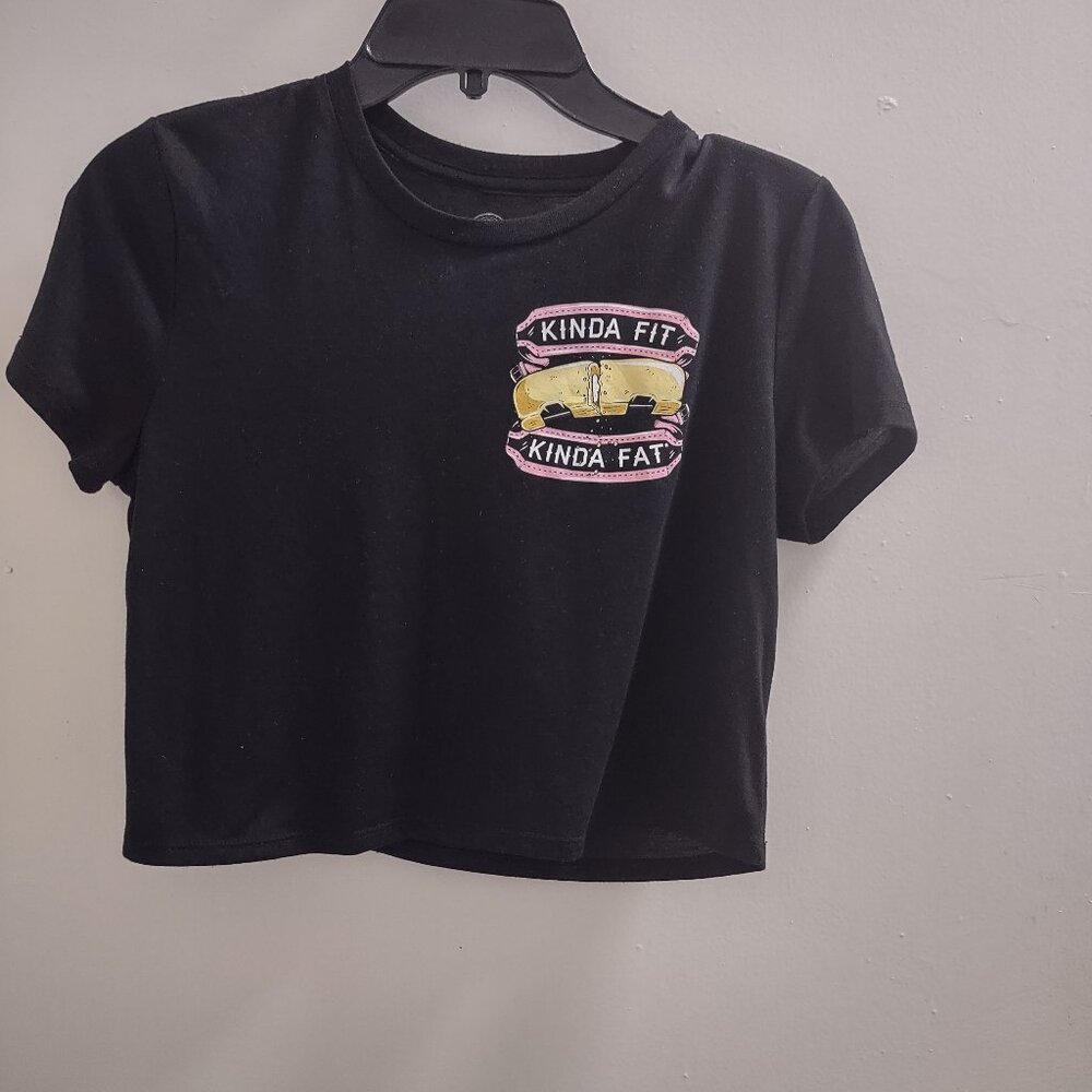 Kinda Fit, Kinda Fat Older Girls/Woman's Short Sleeved Top